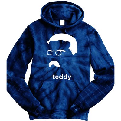 Teddy Roosevelt Vector Art American Tie Dye Hoodie