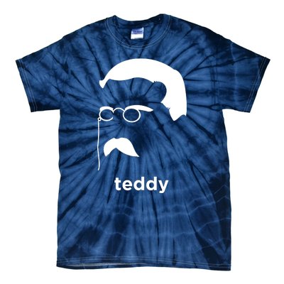 Teddy Roosevelt Vector Art American Tie-Dye T-Shirt