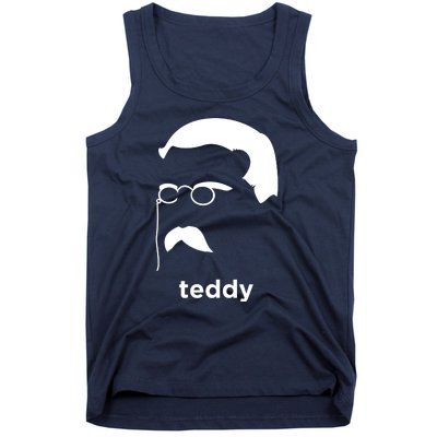 Teddy Roosevelt Vector Art American Tank Top