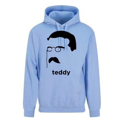 Teddy Roosevelt Vector Art American Unisex Surf Hoodie