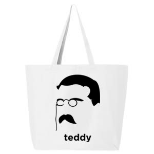 Teddy Roosevelt Vector Art American 25L Jumbo Tote