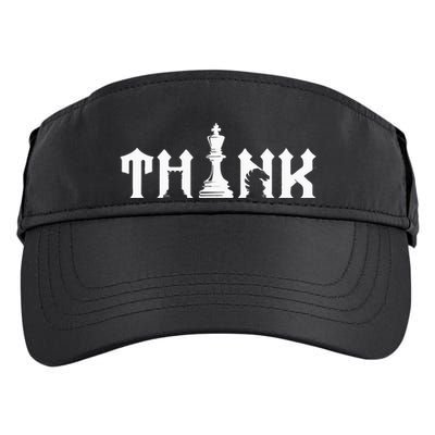 Think Retro Vintage Chess Pieces Player Gift Chess Lover Adult Drive Performance Visor