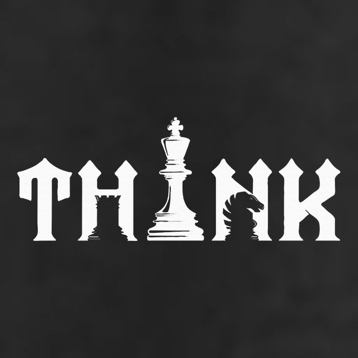 Think Retro Vintage Chess Pieces Player Gift Chess Lover Golf Towel