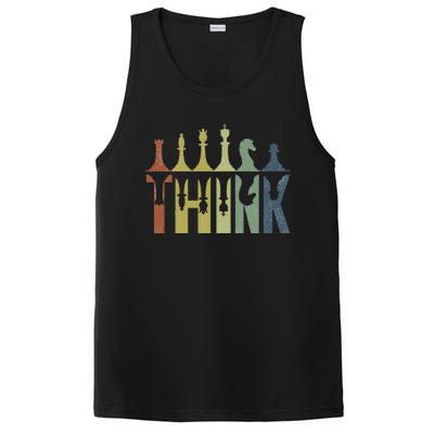 Think Retro Vintage Chess Pieces Player Gifts Chess Coach PosiCharge Competitor Tank