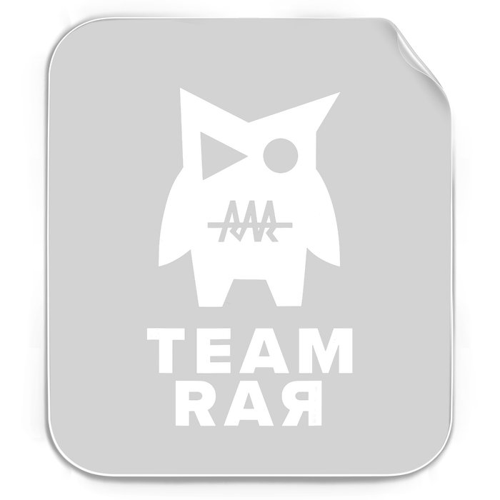 Team Rar V0 Coder Crew Permanent Decal Sticker