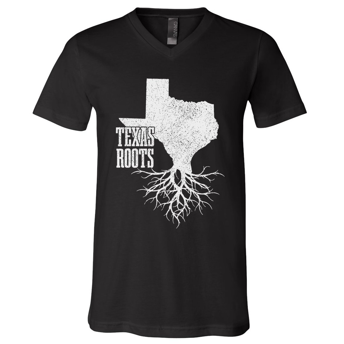 Texas Roots Vintage Usa America V-Neck T-Shirt