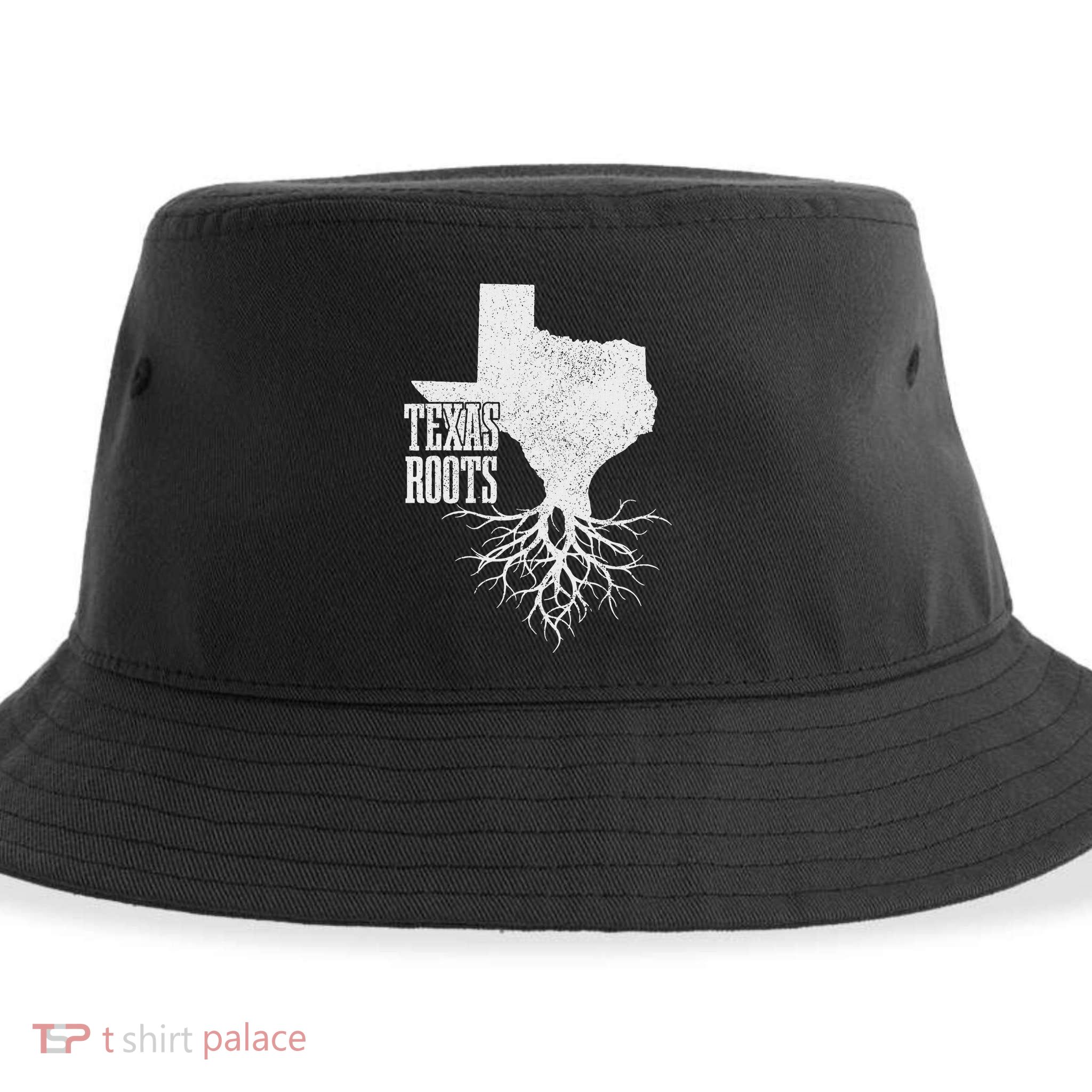 Texas Roots Vintage Usa America Sustainable Bucket Hat