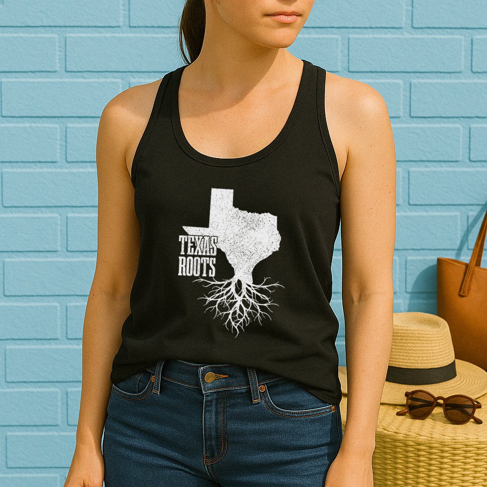 Texas Roots Vintage Usa America Womens Tank Top