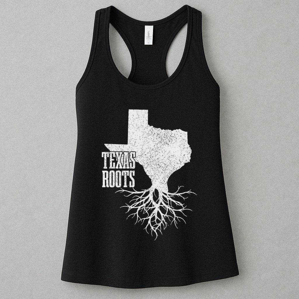 Texas Roots Vintage Usa America Womens Tank Top