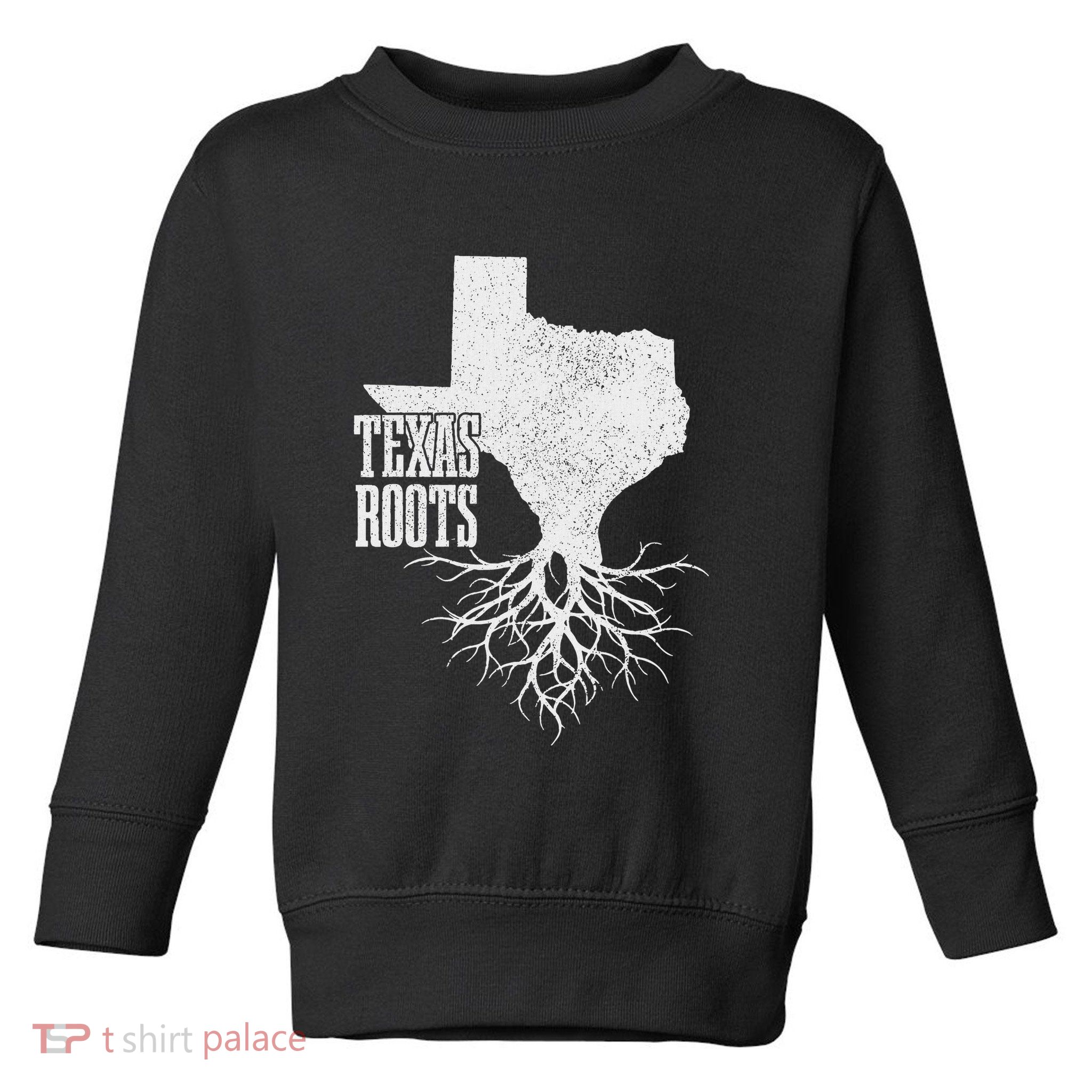 Texas Roots Vintage Usa America Toddler Sweatshirt