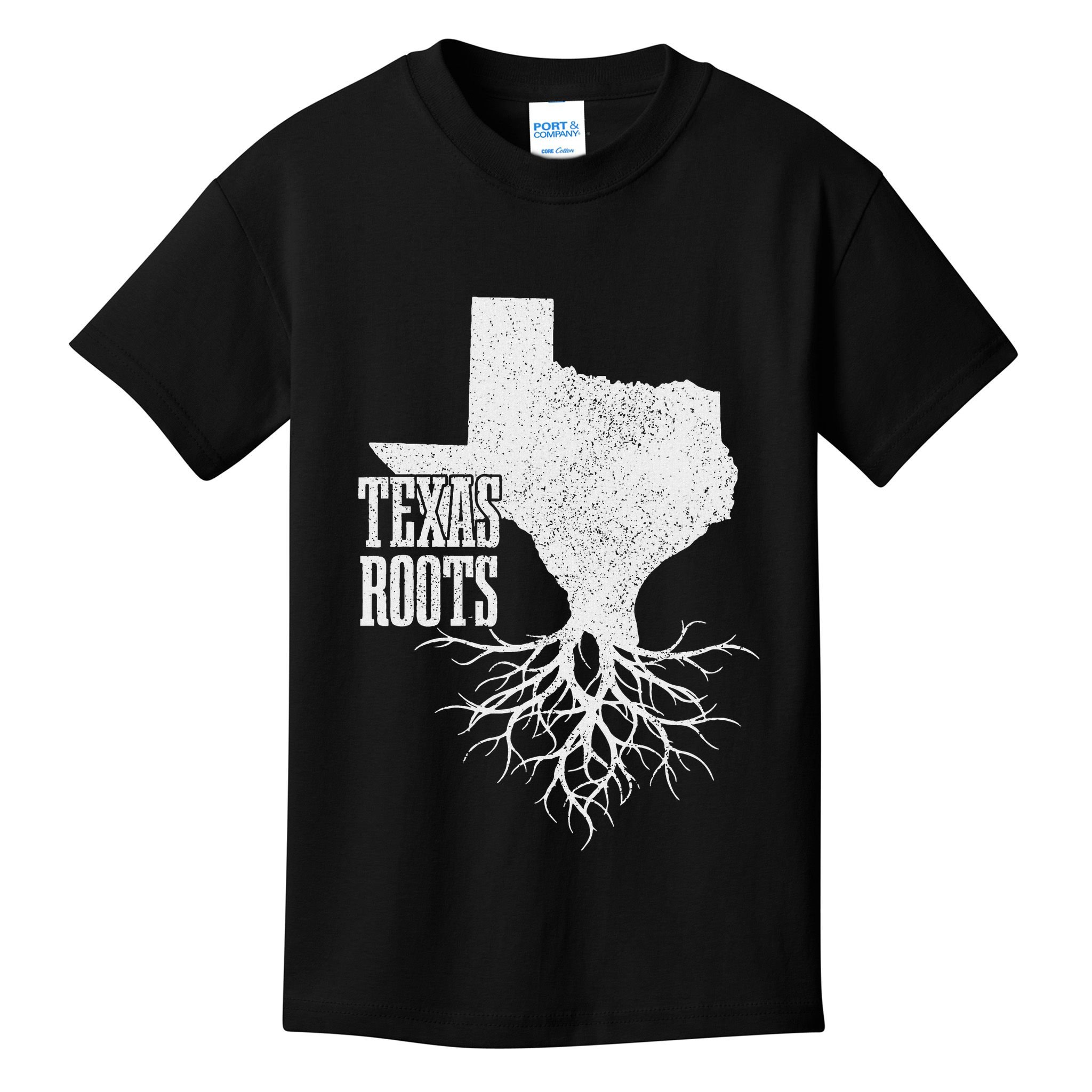Texas Roots Vintage Usa America Kids T-Shirt