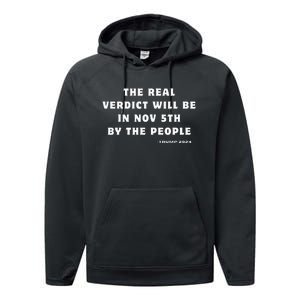 The Real Verdict Will Be November 5th By The People Performance Fleece Hoodie