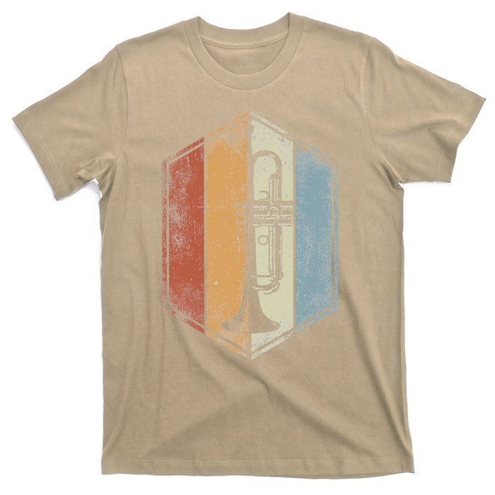 Trumpet Retro Vintage Style Trumpet Player Trumpeter T-Shirt