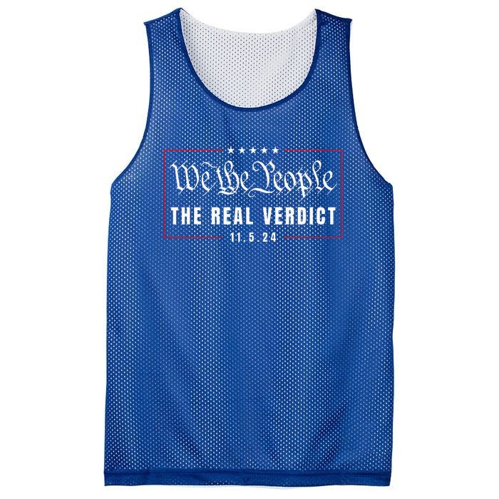 The Real Verdict Is Going To Be November 5th By The People Mesh Reversible Basketball Jersey Tank