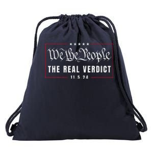 The Real Verdict Is Going To Be November 5th By The People Drawstring Bag