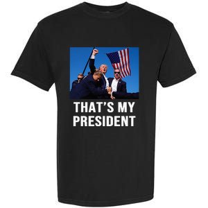 The Return Western Cowboy Trump 2024 Taking America Back Garment-Dyed Heavyweight T-Shirt