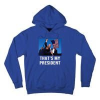 The Return Western Cowboy Trump 2024 Taking America Back Tall Hoodie