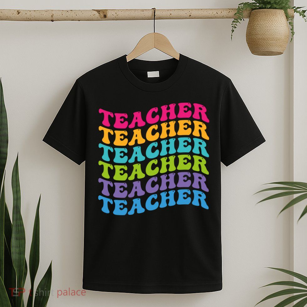 Teacher Retro Word Mashup T-Shirt