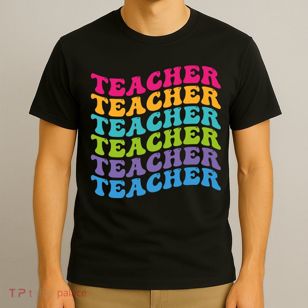 Teacher Retro Word Mashup T-Shirt