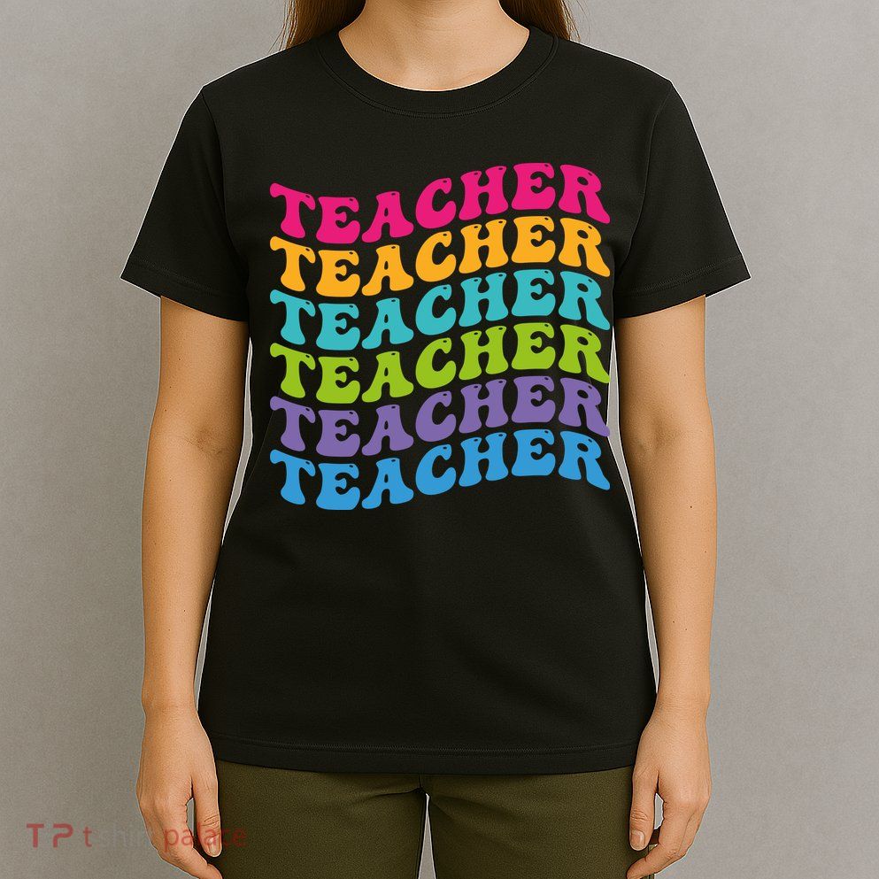 Teacher Retro Word Mashup T-Shirt