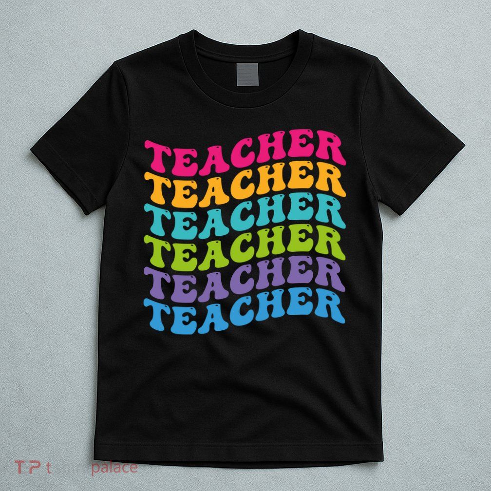 Teacher Retro Word Mashup T-Shirt