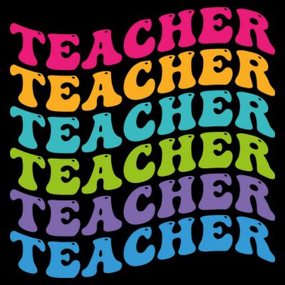 Teacher Retro Word Mashup T-Shirt