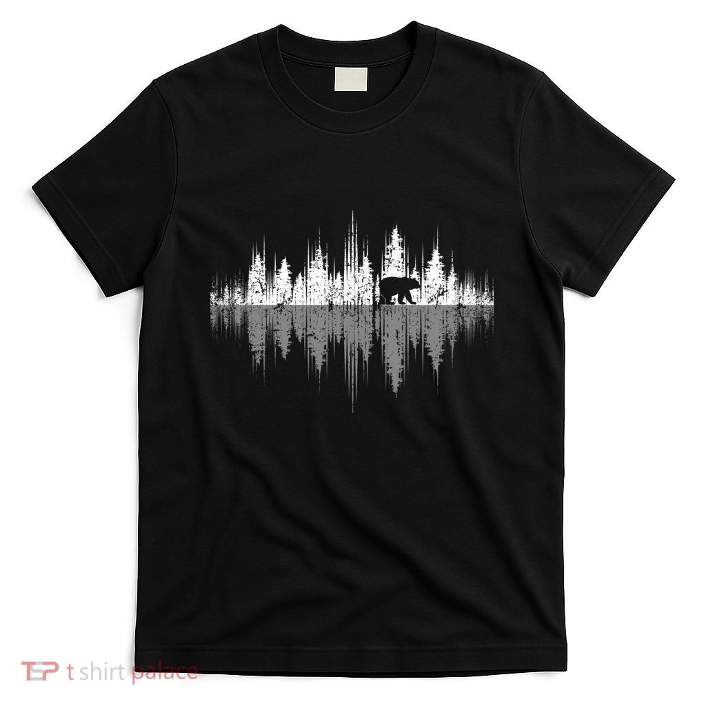 Trees Reflection Wildlife Nature Animal Bear Outdoor Forest T-Shirt
