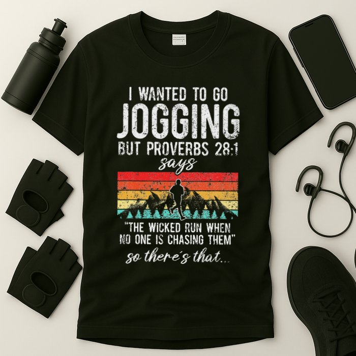The Run When No One Is Chasing Them Jogging T-Shirt
