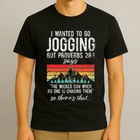 The Run When No One Is Chasing Them Jogging T-Shirt