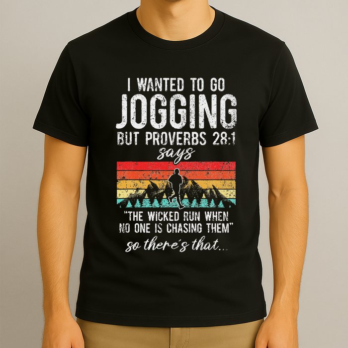 The Run When No One Is Chasing Them Jogging T-Shirt