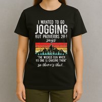 The Run When No One Is Chasing Them Jogging T-Shirt