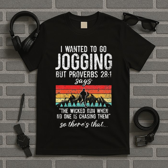 The Run When No One Is Chasing Them Jogging T-Shirt