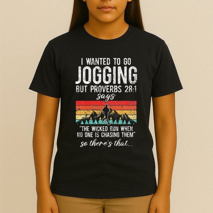The Run When No One Is Chasing Them Jogging T-Shirt