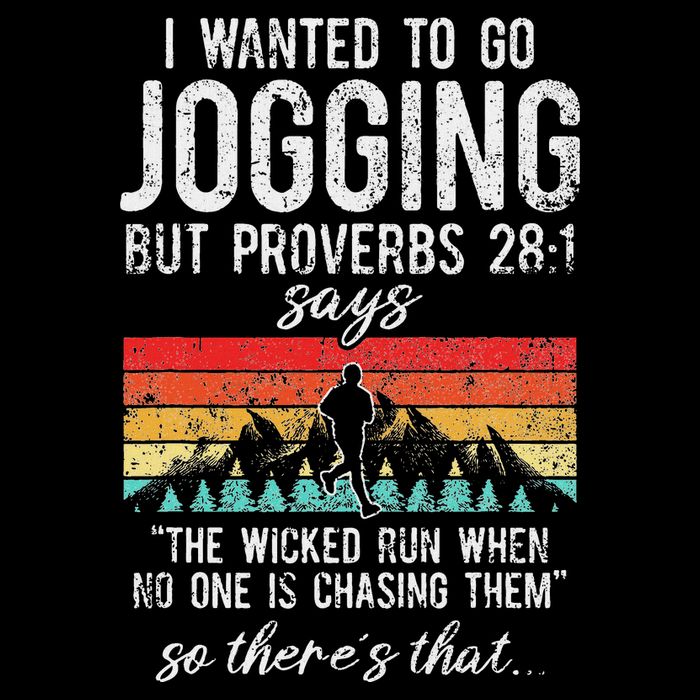 The Run When No One Is Chasing Them Jogging T-Shirt