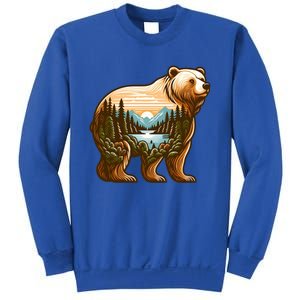 Trees Reflection Wildlife Nature Animal Forest Bear Outdoor Gift Sweatshirt