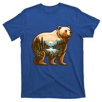 Trees Reflection Wildlife Nature Animal Forest Bear Outdoor Gift T-Shirt