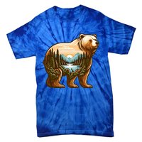 Trees Reflection Wildlife Nature Animal Forest Bear Outdoor Gift Tie-Dye T-Shirt