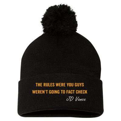 The Rules Were You Guys WerenT Going To Fact Check Vance Pom Pom 12in Knit Beanie