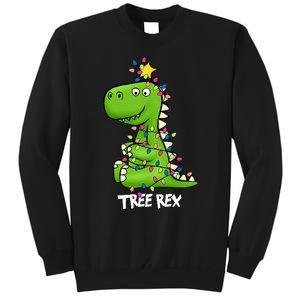 Tree Rex Xmas Trex Christmas Dinosaur Sweatshirt