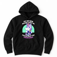 Try My Recipe Shut the Fucupcakes Funny Unicorn Hoodie