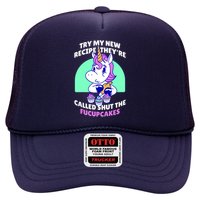 Try My Recipe Shut the Fucupcakes Funny Unicorn Hat