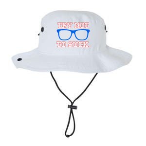 Try Not To Suck Chicago! Baseball Glasses Legacy Cool Fit Booney Bucket Hat