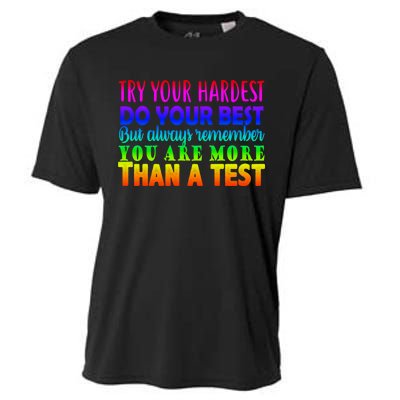 Try Your Hardest On The Test Day Cooling Performance Crew T-Shirt