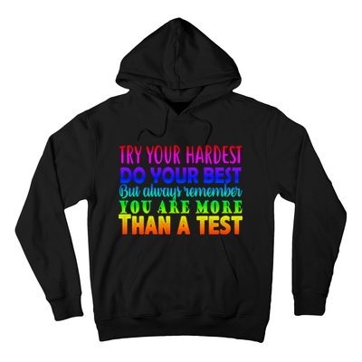 Try Your Hardest On The Test Day Hoodie