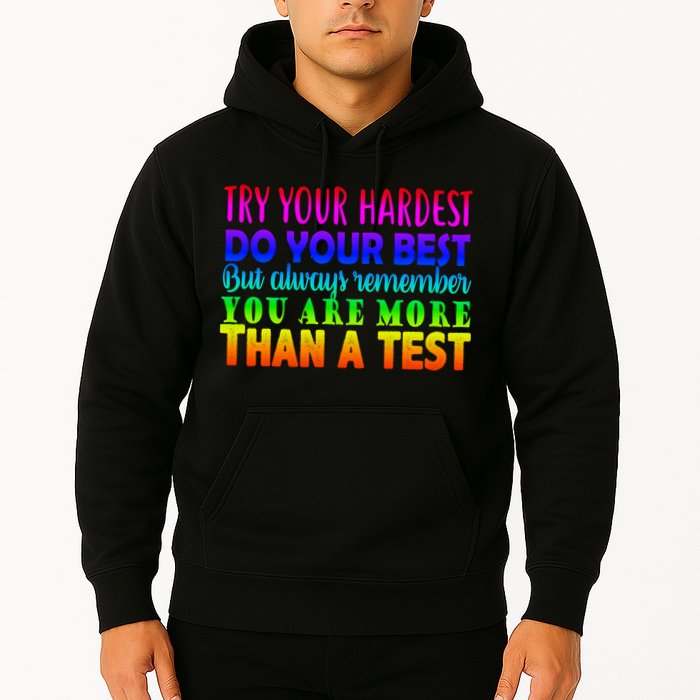 Try Your Hardest On The Test Day Hoodie
