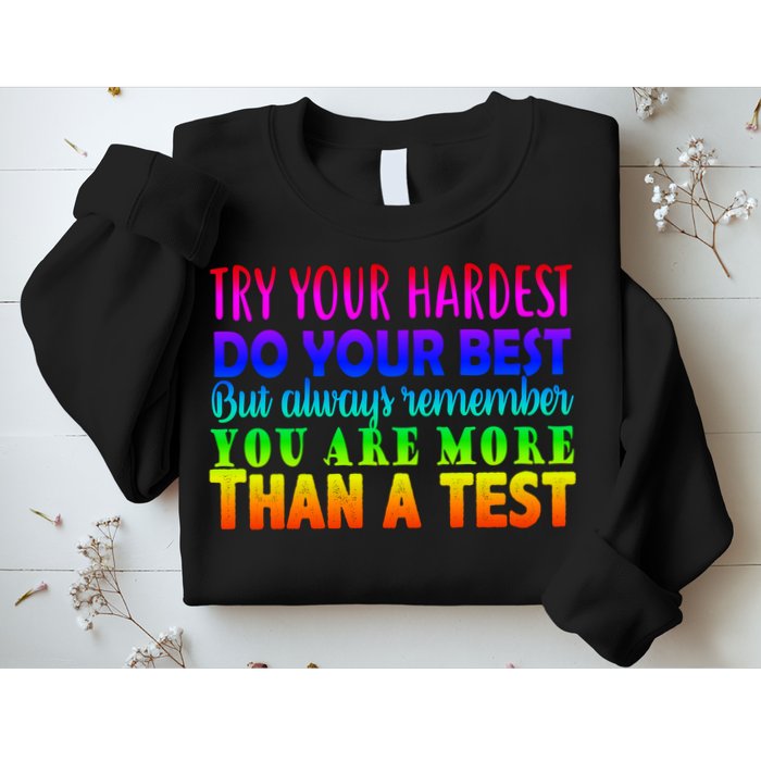 Try Your Hardest On The Test Day Sweatshirt