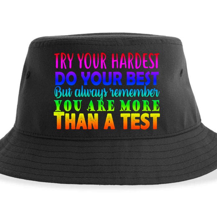 Try Your Hardest On The Test Day Sustainable Bucket Hat