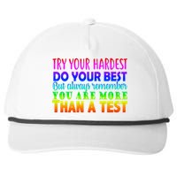 Try Your Hardest On The Test Day Snapback Five-Panel Rope Hat