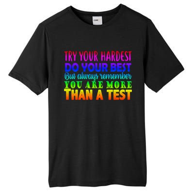 Try Your Hardest On The Test Day Tall Fusion ChromaSoft Performance T-Shirt