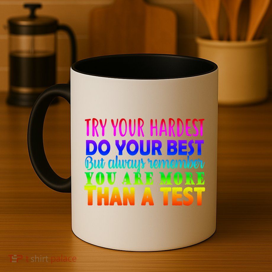 Try Your Hardest On The Test Day Mug